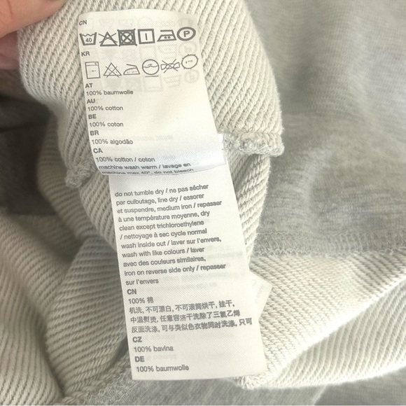 WESC Utility Bomber Track Jacket Fall Layer Snap Collarless Gray Size Large - Picture 12 of 13